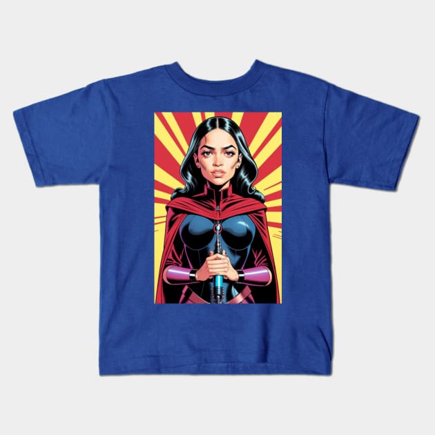 THE SQUAD- ALEXANDRIA OCASIO-CORTEZ 3 Kids T-Shirt by truthtopower